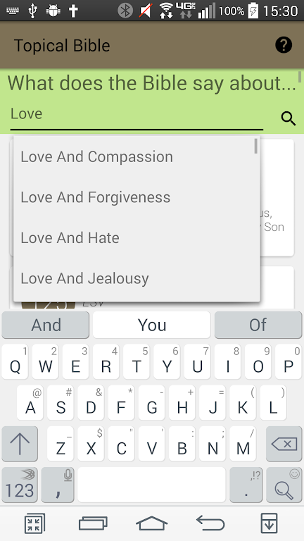 OpenBible.info Topical Bible Screenshot 2 