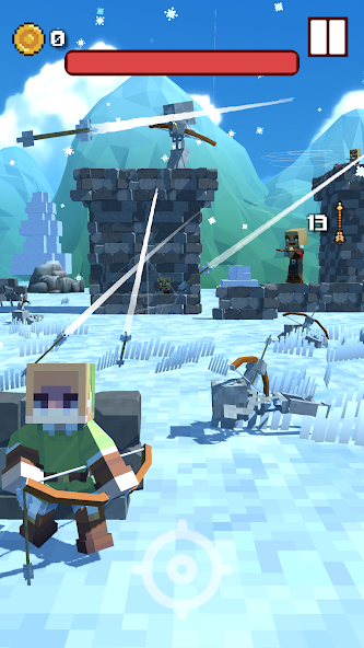 Craft Blocky Archer Mod Screenshot 4 