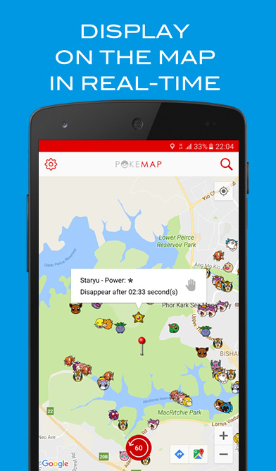 Map for Pokemon GO - PokeMap Screenshot 2 