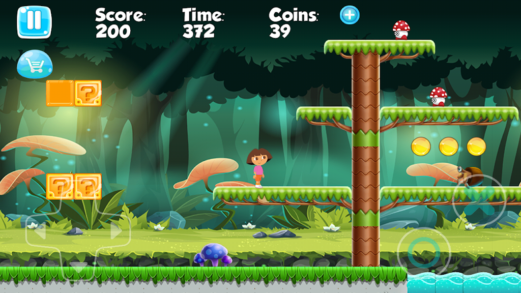 Princess Dora Run Adventure Screenshot 1 