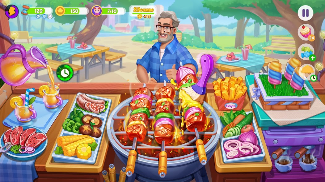 Cooking Town - Restaurant Game Mod Screenshot 1 