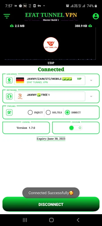 Efat Tunnel Vpn Screenshot 3