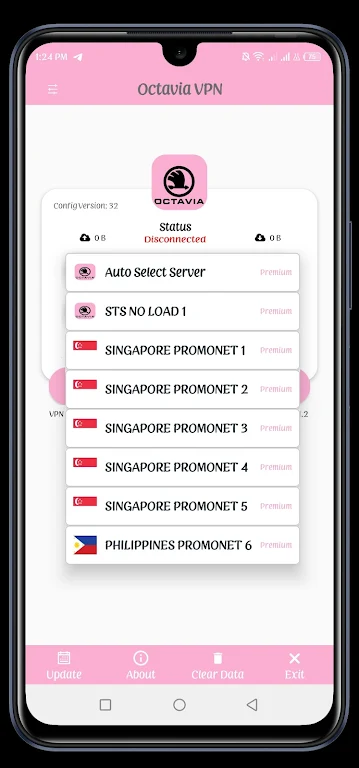 Octavia VPN Screenshot 2