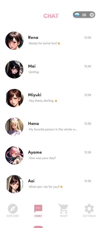 Waifu Chat Screenshot 1