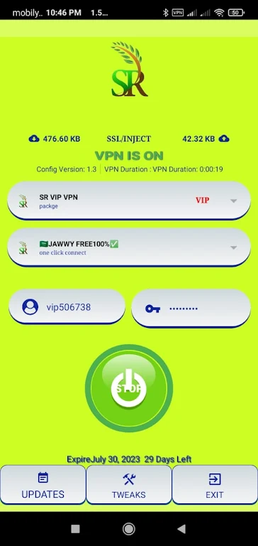 SR VIP VPN - Secure VPN Screenshot 1