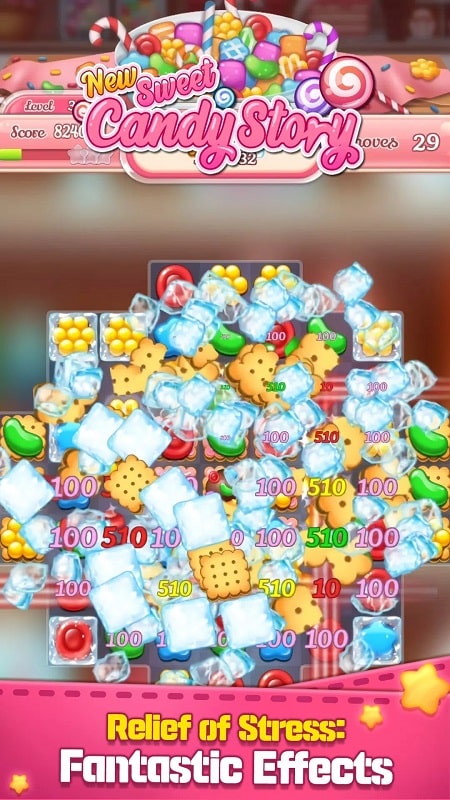 New Sweet Candy Story: Puzzle Screenshot 3