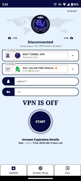 BEST TUNNEL VPN Screenshot 1 