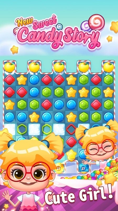 New Sweet Candy Story: Puzzle Screenshot 2 