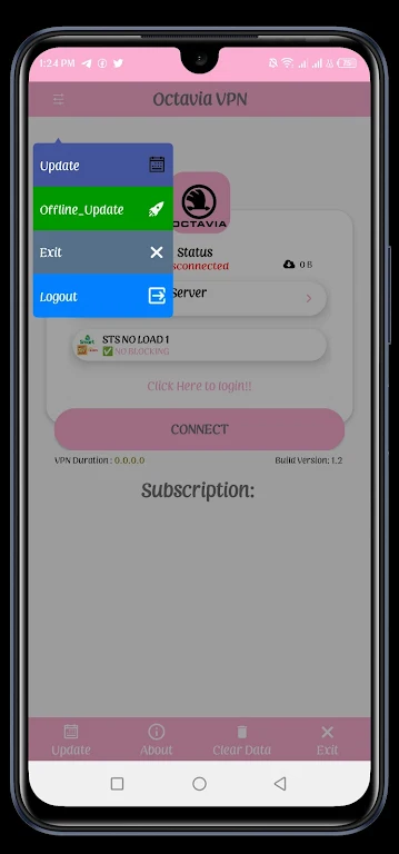 Octavia VPN Screenshot 3