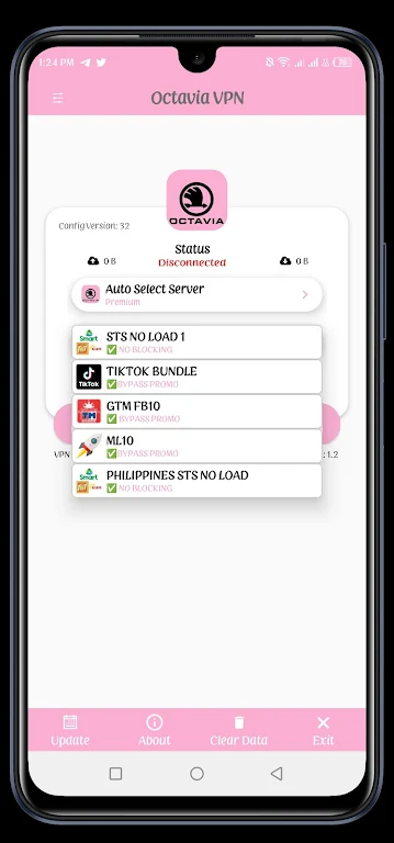 Octavia VPN Screenshot 1 