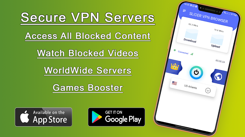 Slider Vpnفیلتر شکن پرسرعت قوی Screenshot 1