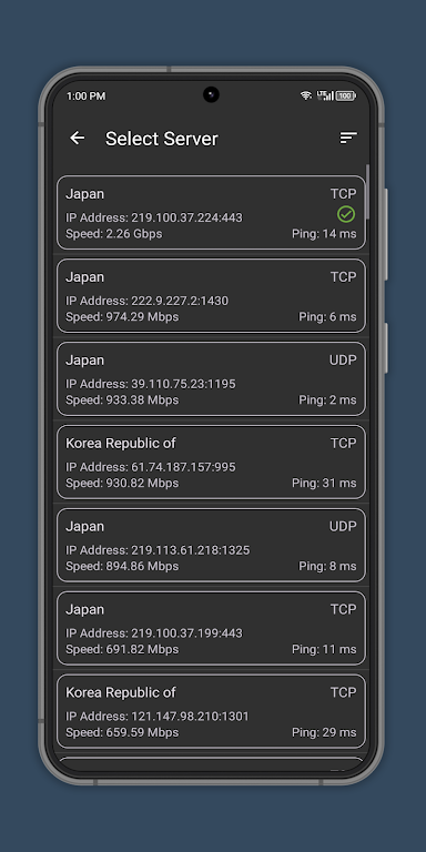 Fire VPN - Secure VPN Proxy Screenshot 2