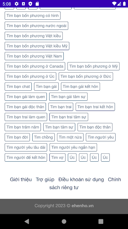 Ehenho.vn tìm bạn bốn phương Screenshot 4 