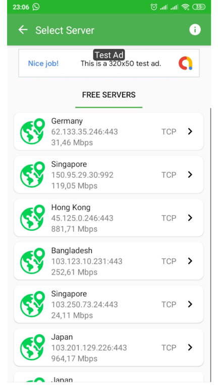 PUB Gaming VPN Mobile ProxyLit Screenshot 3 