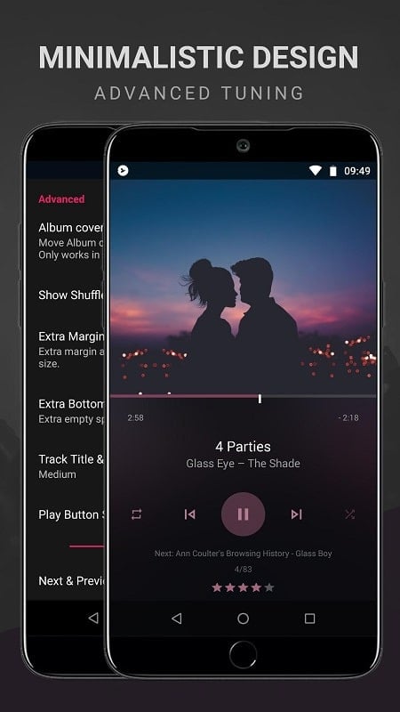 BlackPlayer EX Music Player Screenshot 2 