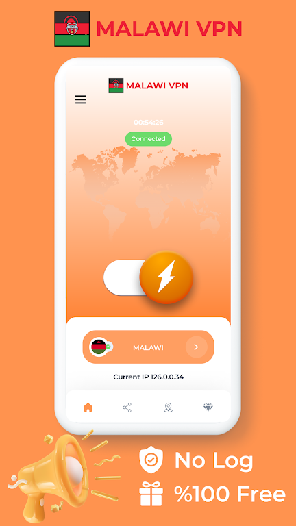 Malawi VPN - Private Proxy Screenshot 1 