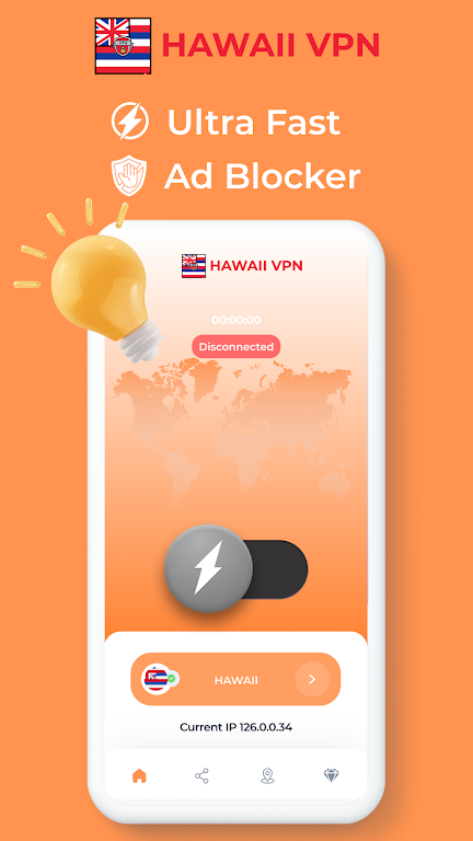 Hawaii VPN -Fast Private Proxy Screenshot 2 