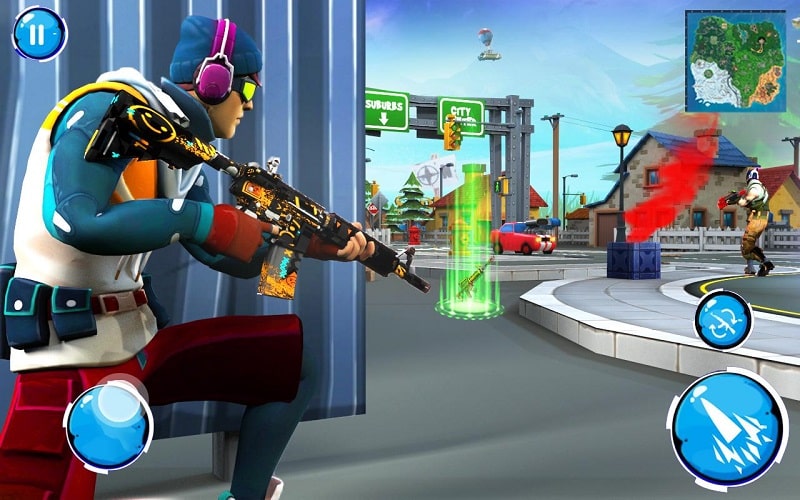 FortFight Battle Royale Shooting Survival 3D Screenshot 3