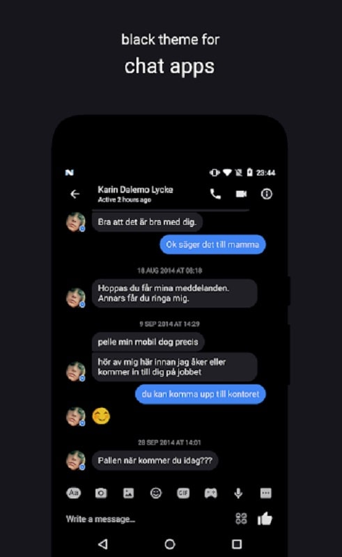 Swift Black Substratum Screenshot 2