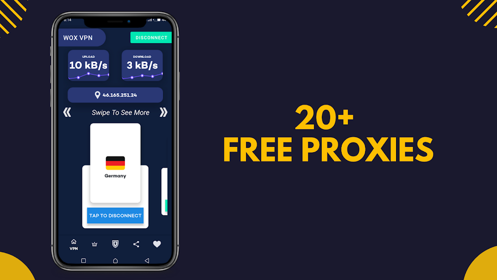 Wox VPN - Secure & Fast Proxy Screenshot 3