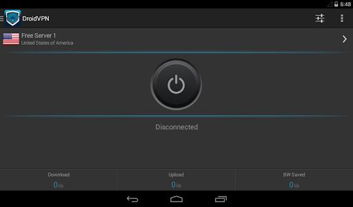 DroidVPN - Android VPN Screenshot 1