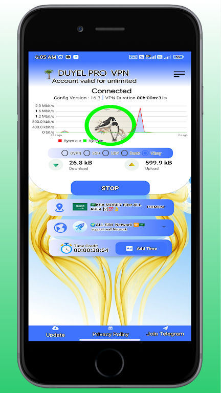 Duyel pro vpn & multi protocol Screenshot 1 