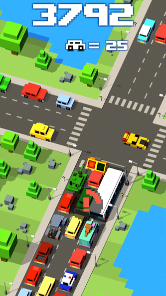 Crossy Crash Traffic Panic Mod Screenshot 2 