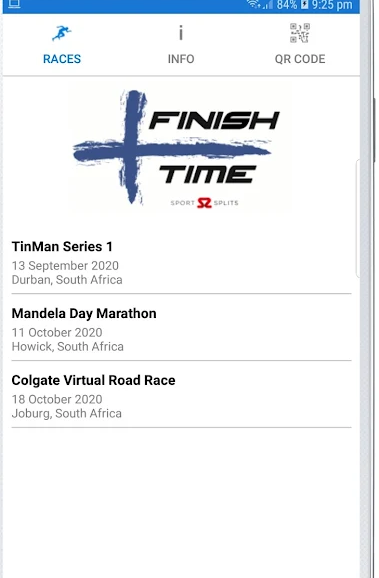 FinishTime Passport Screenshot 1 