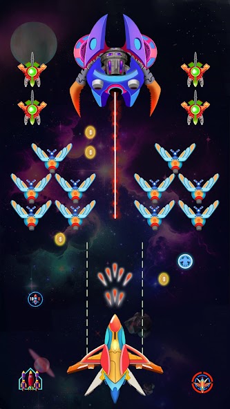 Galaxy Shooting: Alien Attack Mod Screenshot 2