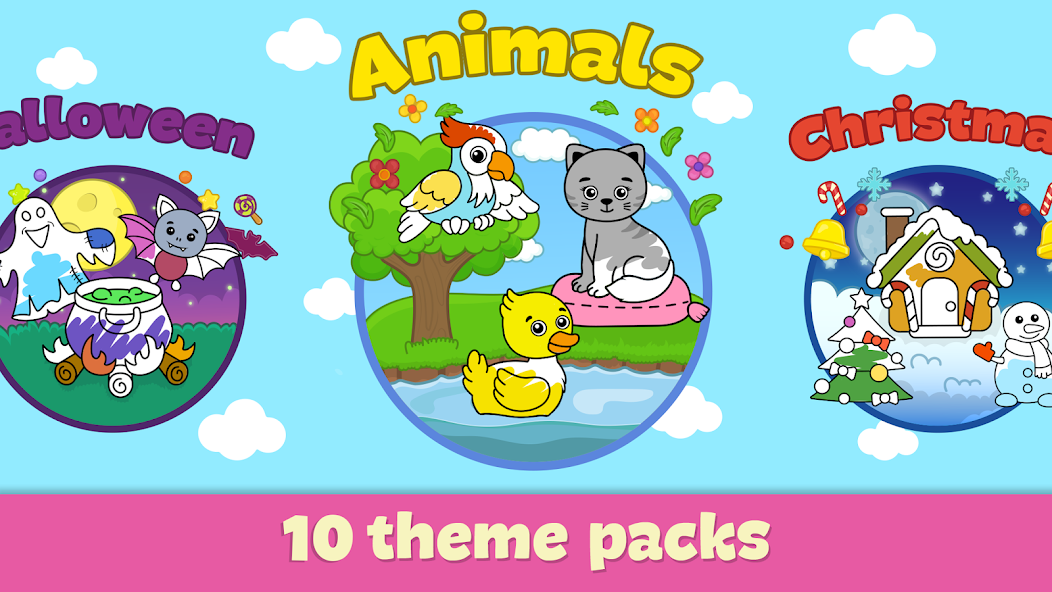 Kids Coloring & Drawing Games Mod Screenshot 4 