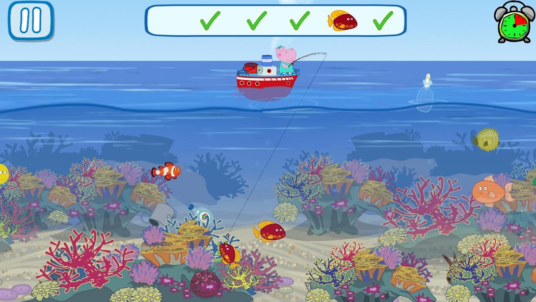 Funny Kids Fishing Games Mod Screenshot 3 