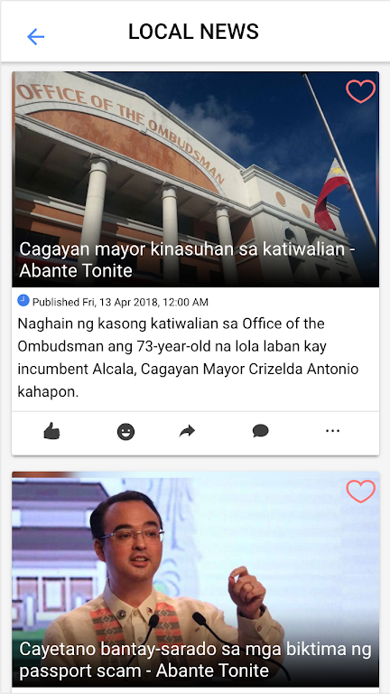 Abante Tonite Screenshot 3