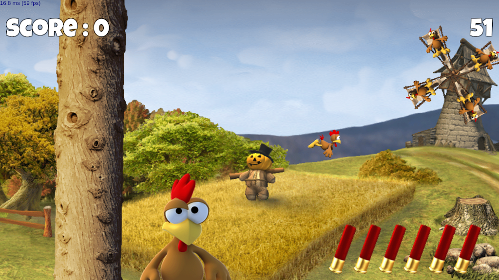 Moorhuhn - Crazy Chicken Remake Mod Screenshot 2