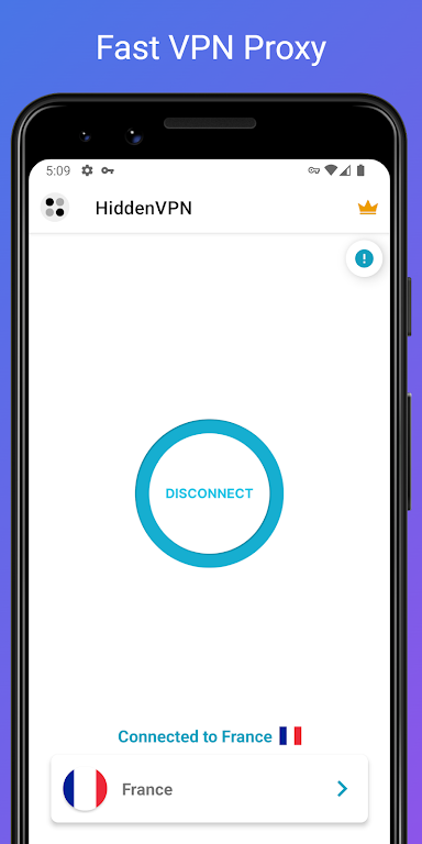 HiddenVPN: Fast Safe VPN Proxy Screenshot 3