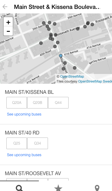 MTA Bus Time Screenshot 4 