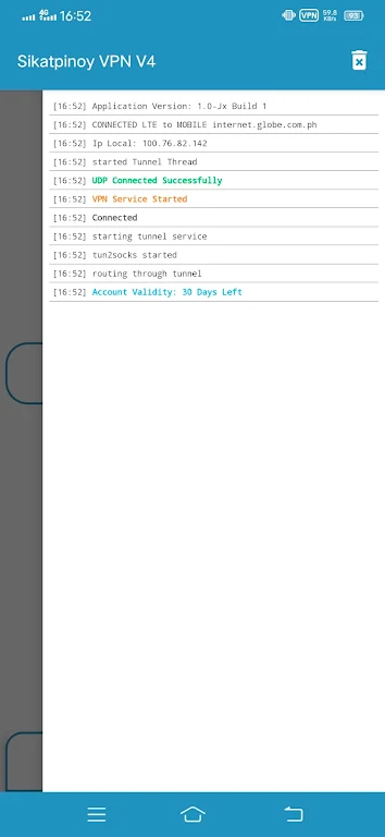 Sikatpinoy VPN UDP v4 Screenshot 1