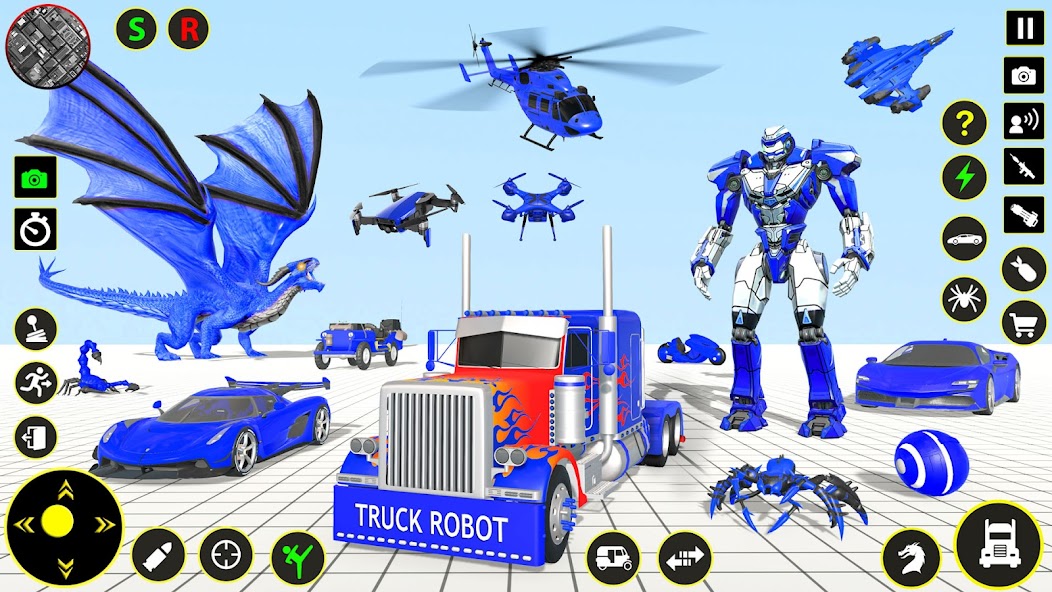 Truck Game - Car Robot Games Mod Screenshot 1 