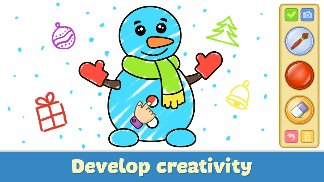 Kids Coloring & Drawing Games Mod Screenshot 3 