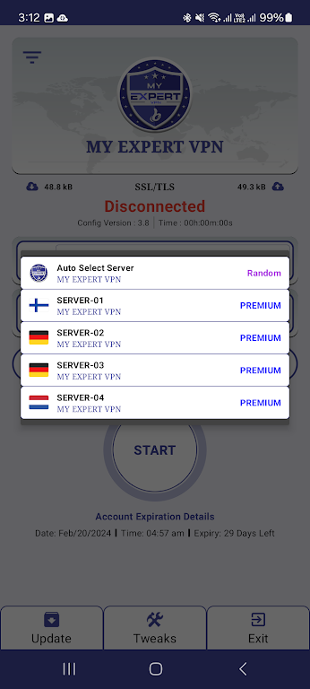 MY EXPERT VPN Screenshot 1