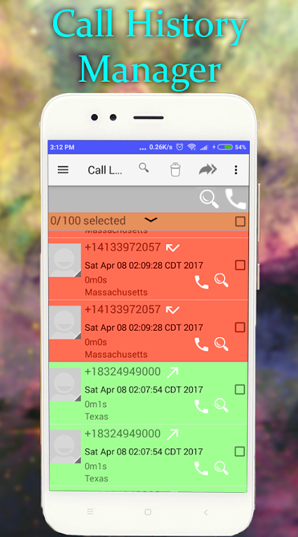 Call History Manager : Call Details Screenshot 3