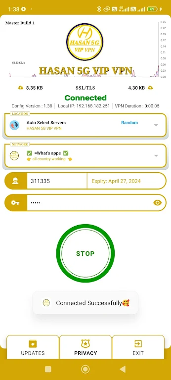 HASAN 5G VIP VPN Screenshot 2