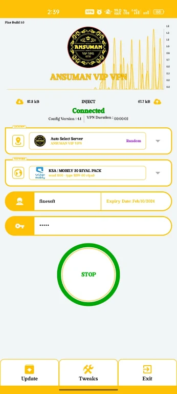 ANSUMAN VIP VPN Screenshot 1