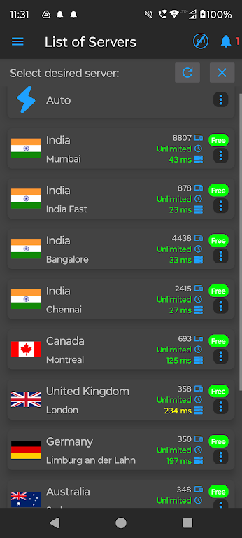 Bangladesh VPN - Turbo FastVPN Screenshot 3