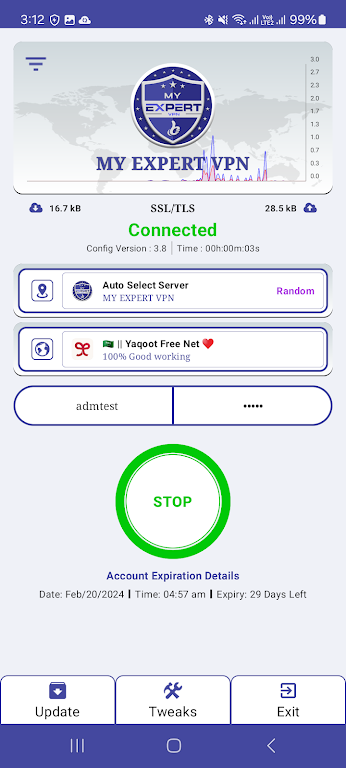 MY EXPERT VPN Screenshot 2