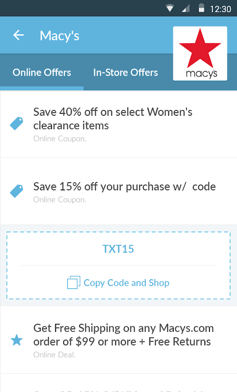 Coupon Codes - by CouponFollow Screenshot 2 