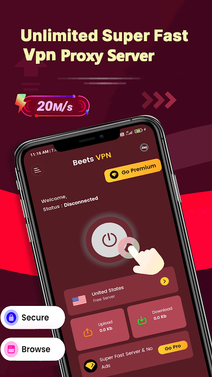 BeestVPN: Fast and Secure VPN Screenshot 3