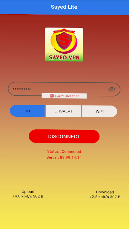 Sayed VPN - CyberGuard Screenshot 2 