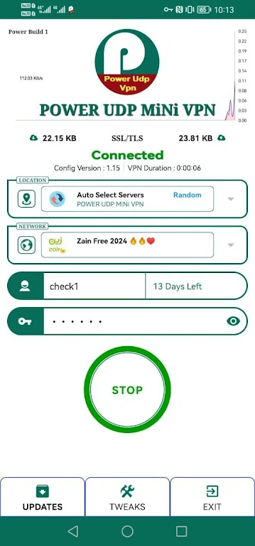 POWER UDP MINI VPN Screenshot 3 