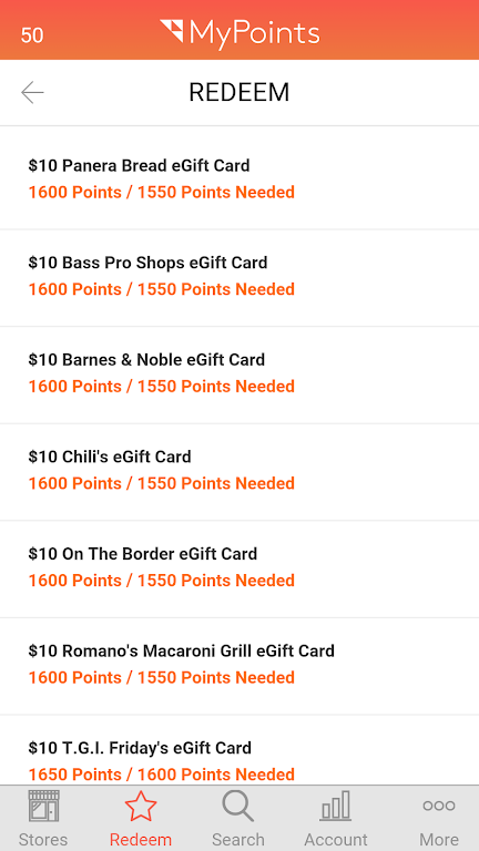 MyPoints Screenshot 1 