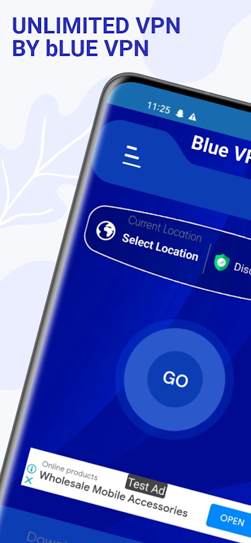 Blue VPN - Fast, Safe VPN Screenshot 1